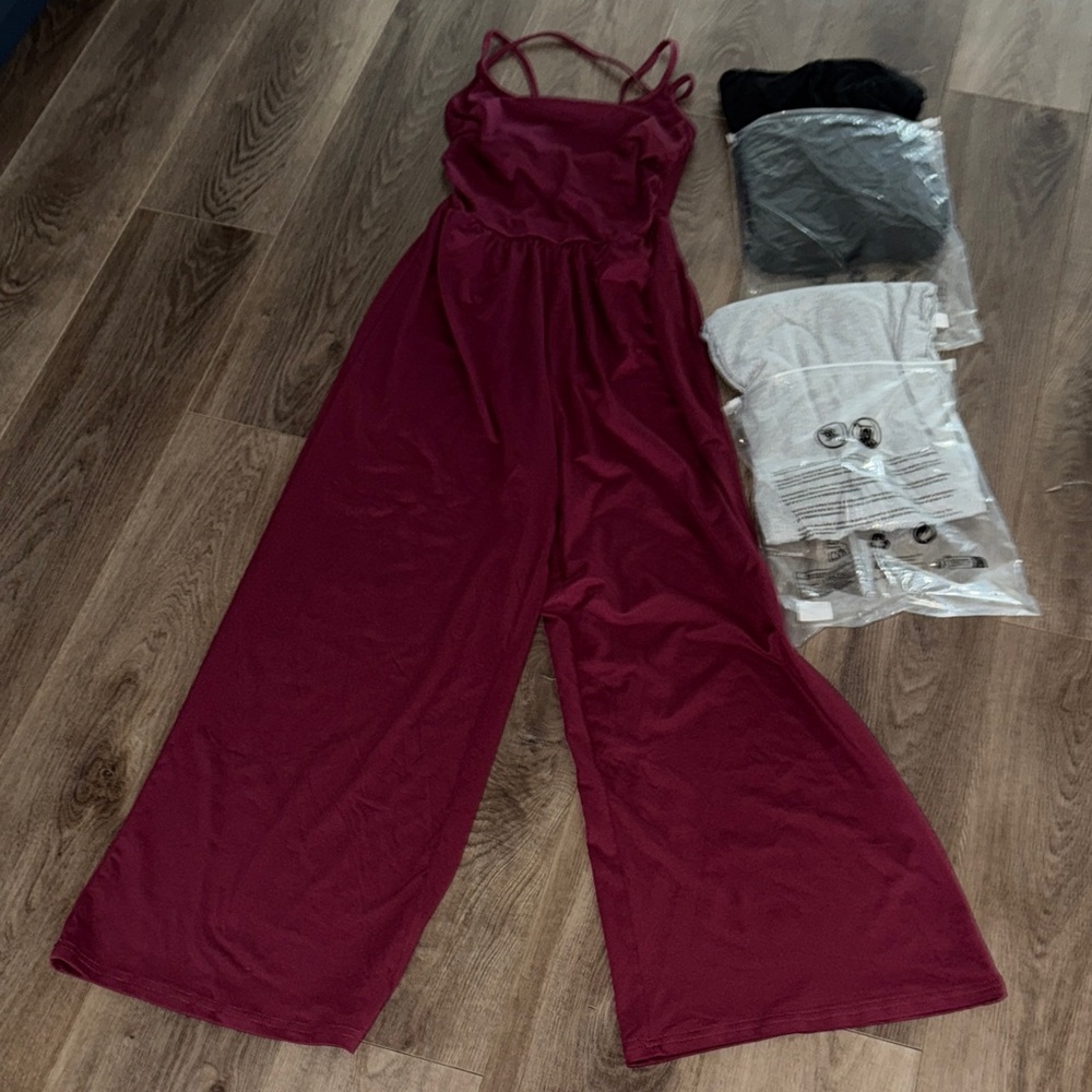 TicTok Shop  Bundle -Cotton wide leg jumpsuits